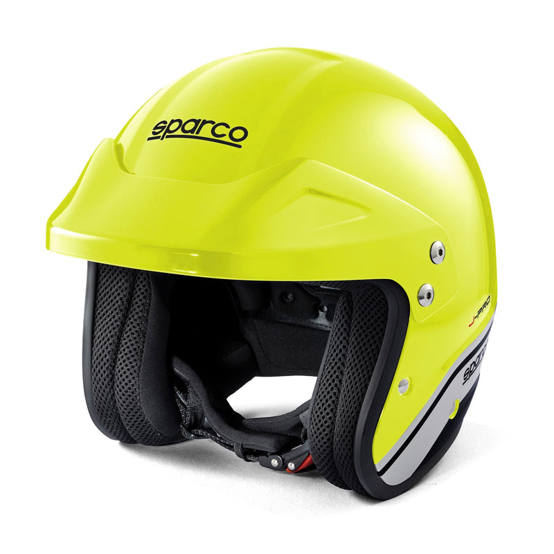 Sparco J-Pro ECE 22.06 Helmet – Fluorescent Yellow/Black, S