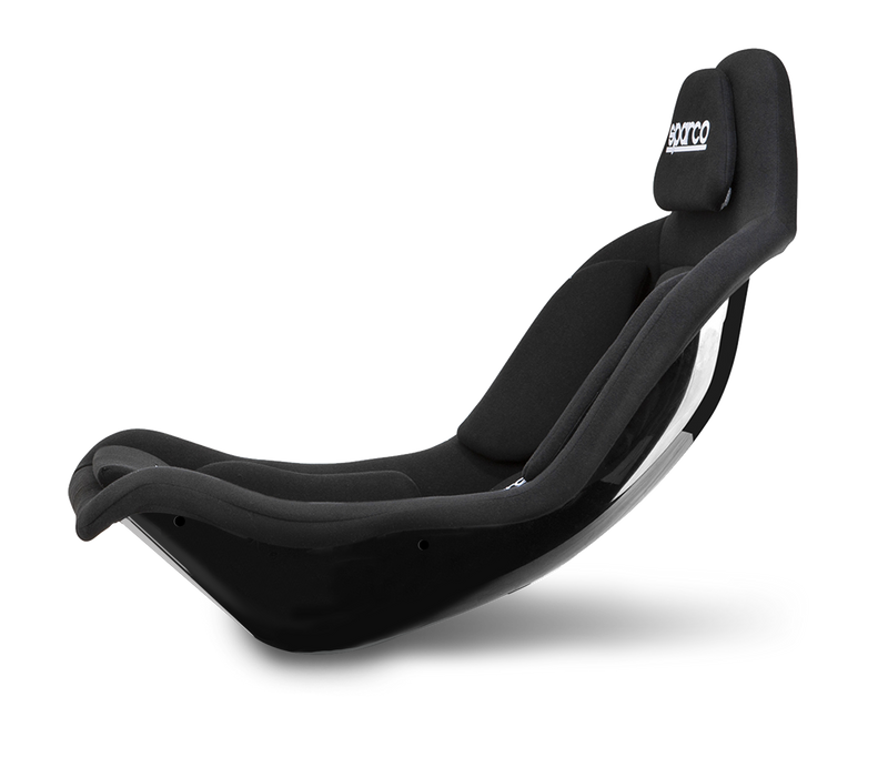 Sparco GP black fabric seat rear detail