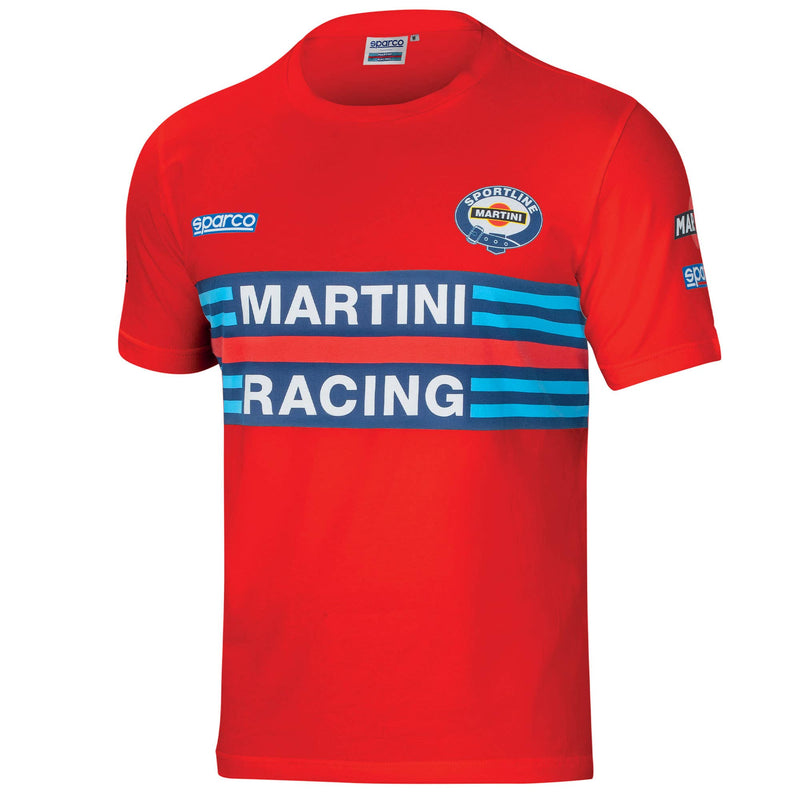 Sparco Martini Racing Replica T-Shirt — Red — view 1