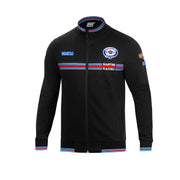 Sparco Martini Racing Full Zip Sweatshirt — Black — view 1