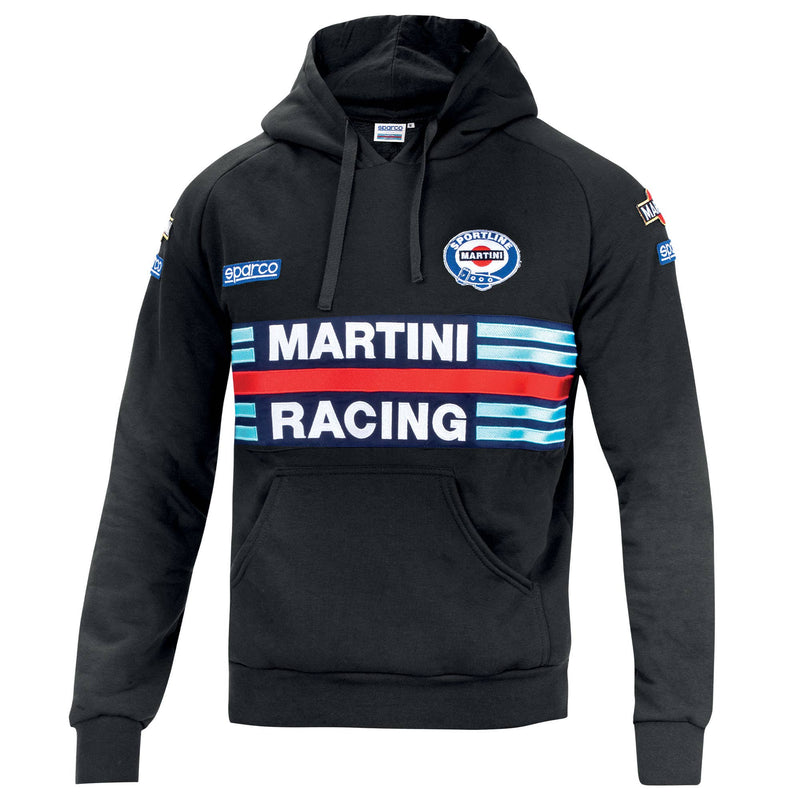 Sparco Martini Racing Replica Hoodie — Black — view 2