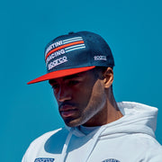 Sparco Martini Racing Flat Visor Cap Navy/Red — view 3