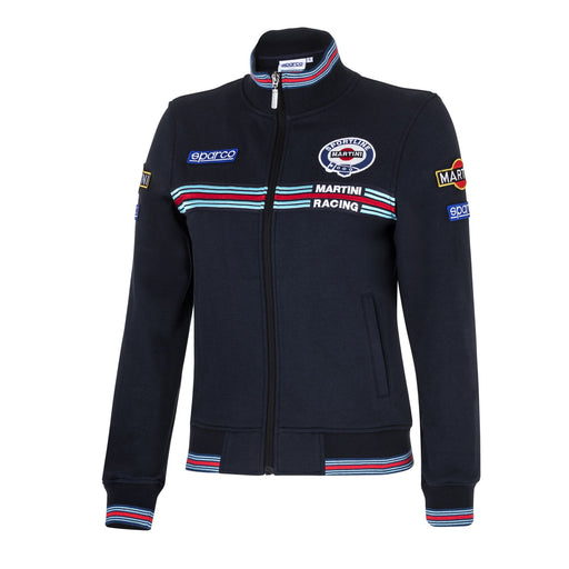 Sparco Martini Racing Women's Full Zip Sweatshirt — Navy blue — view 1