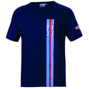 Sparco Martini Racing Big Stripes T-Shirt — Navy blue — view 2