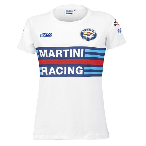Sparco Martini Racing Women's Replica T-Shirt — White — view 1