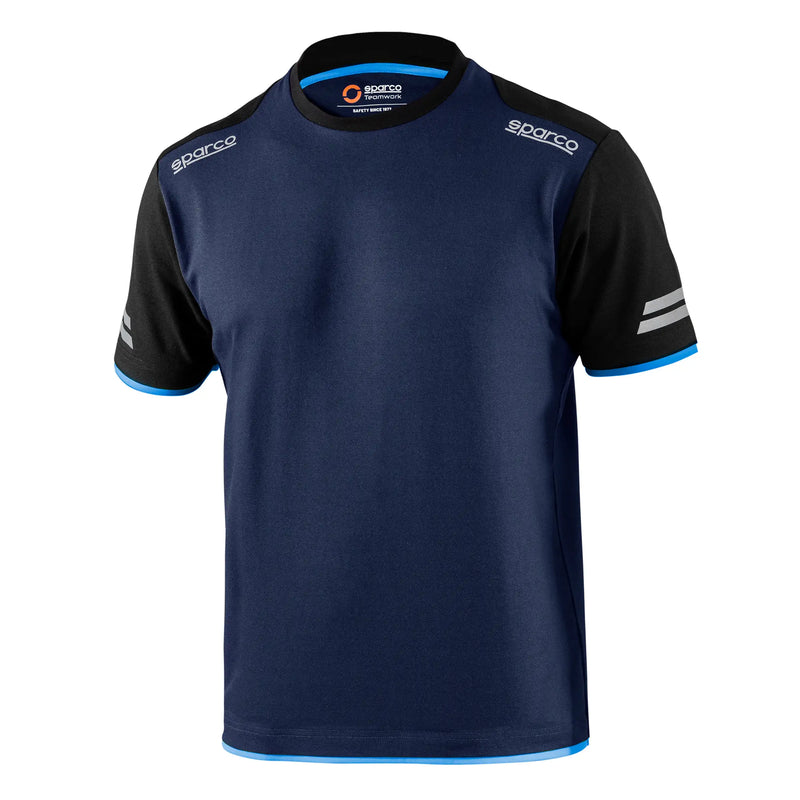 Sparco Tech Tucson T-Shirt - Black/Grey/Navy