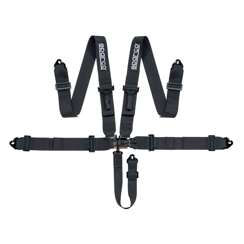 Sparco Sport H-5 SFI 5-Point Harness – Black