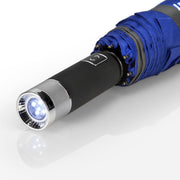Sparco Foldable Umbrella with LED Torch 95 cm — Blue/Grey — view 2