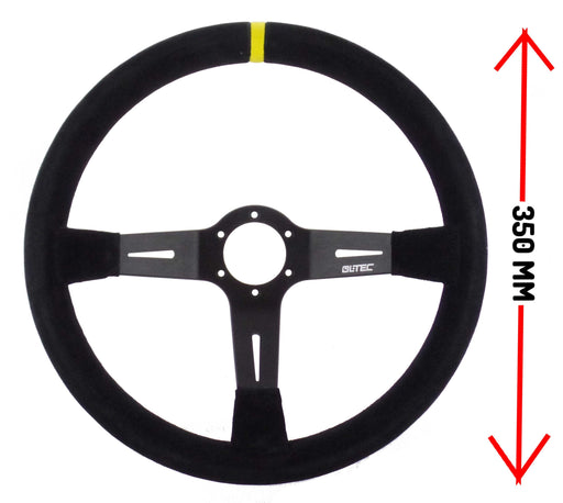 LTEC LTEC012 350 mm Suede Steering Wheel