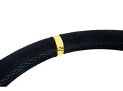 BAS ECO 330 mm Suede Steering Wheel – Flat – BAS0110 – detail