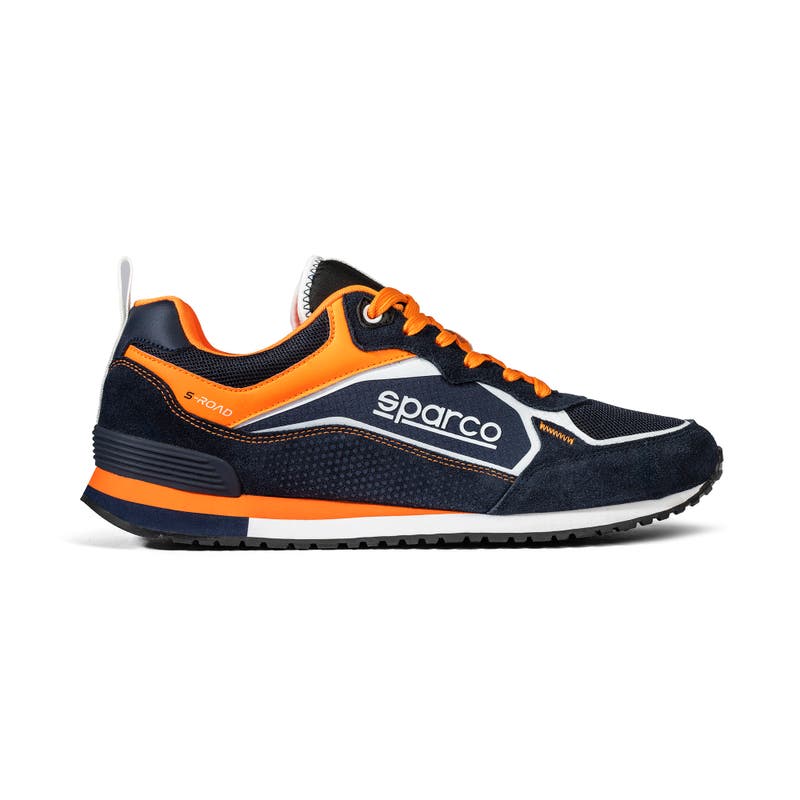 Sparco S-Road Sneakers - Grey/Navy/Black/Orange