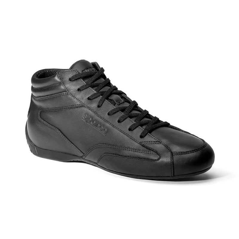 Sparco S-Drive Mid Leather Sneakers - Black