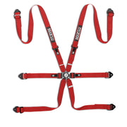 Sparco Competition H-2 Pull-Down Steel 6-Point Harness