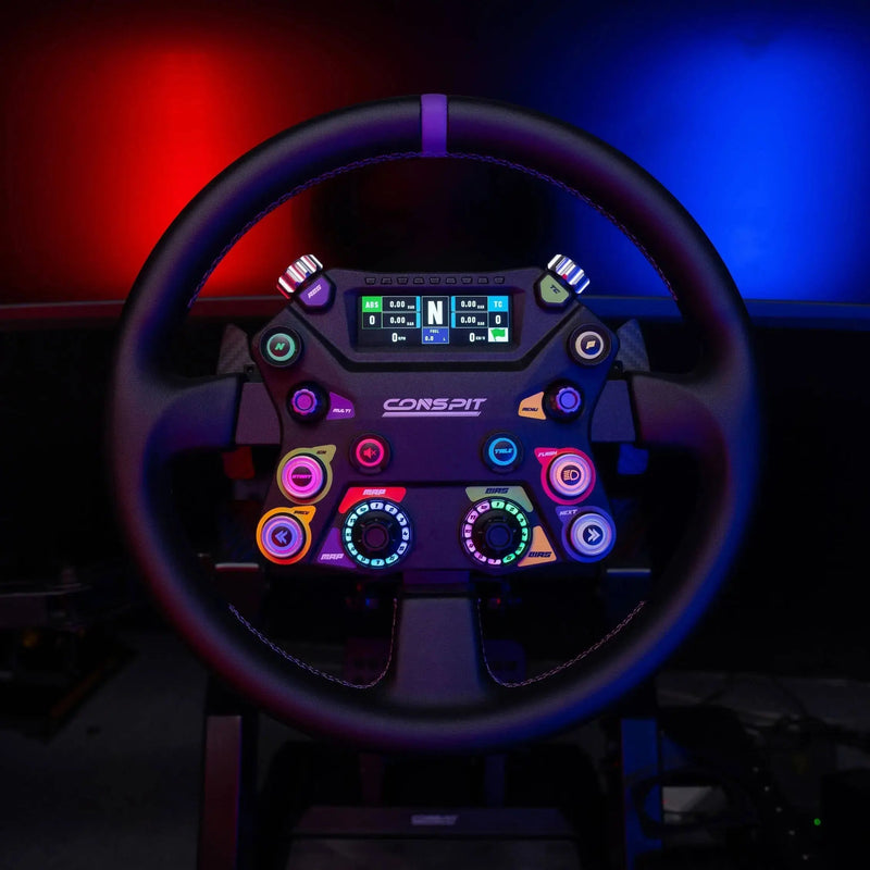 Conspit 310 Apex Wheel – ARGB, 2.99" Display, Dual Paddles (310 mm) - Conspit - Sim Race Webshop product image 11