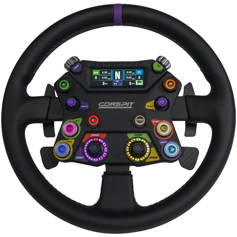 Conspit 310 Apex Wheel – ARGB, 2.99" Display, Dual Paddles (310 mm) - Conspit - Sim Race Webshop product image 1