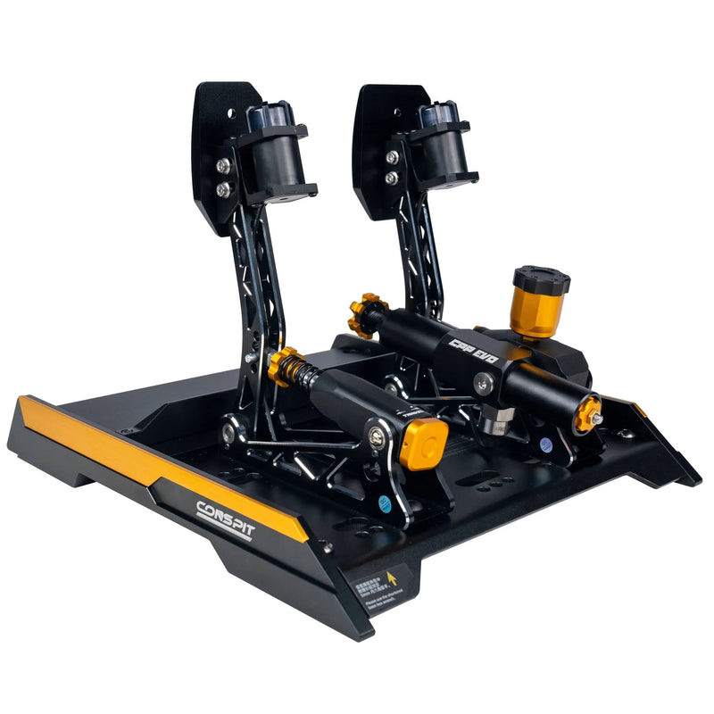 CONSPIT CPP EVO 2 V2 Hydraulic Pedal Set (2-Pedal) – Black - Conspit - Sim Race Webshop product image 8