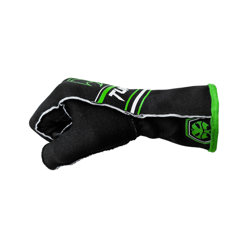 Nomex Racing Gloves - BLK/GRN