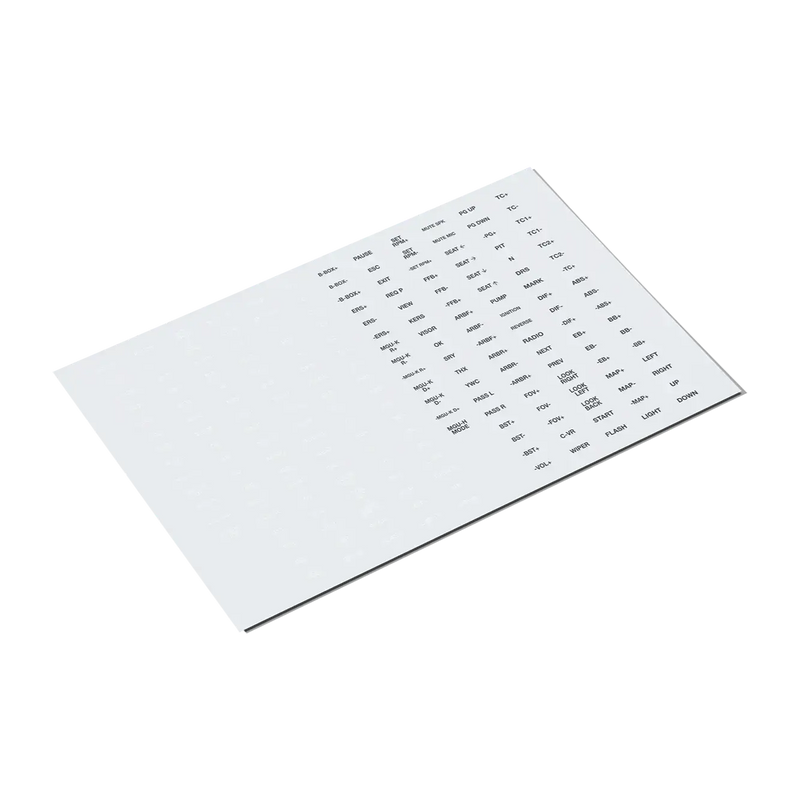 Fanatec Button Caps and Sticker Set - Fanatec / Corsair - Sim Race Webshop product image 4