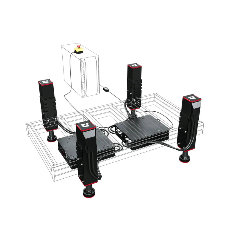 Qubic System - QS-210-PL 3-DOF 4 Axis Motion system - Qubic System - Sim Race Webshop product image 5