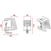 VIRPIL Controls Desk Mount – Mini (Black) - Sim Race Webshop B.V.