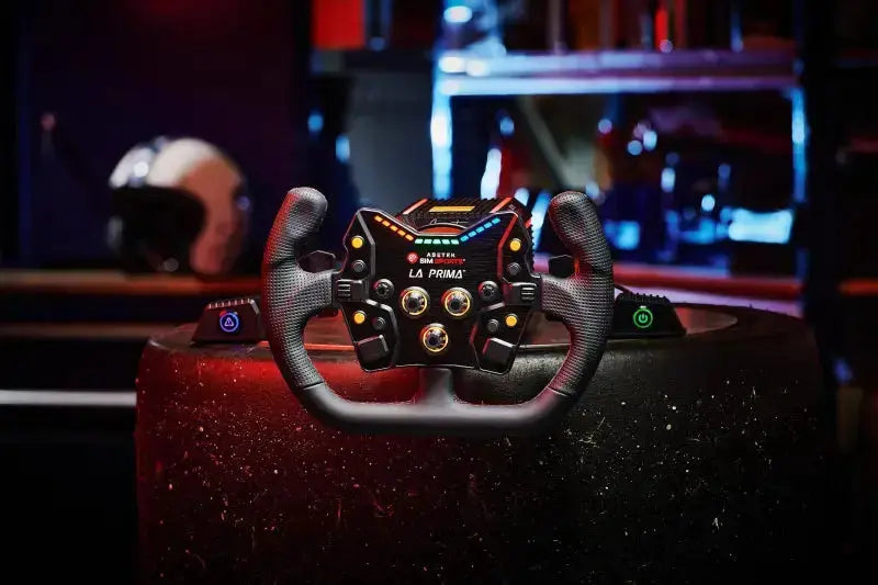 Asetek SimSports Open D Black Leather Rim - Asetek SimSports - Sim Race Webshop product image 5