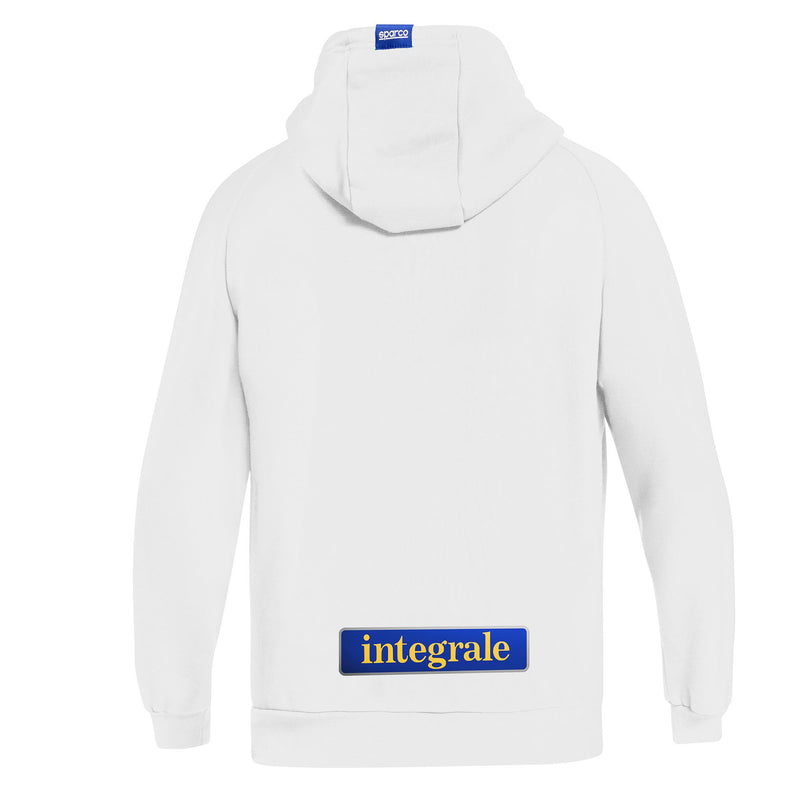 Sparco Lancia HF Delta Hoodie — White/Red — back