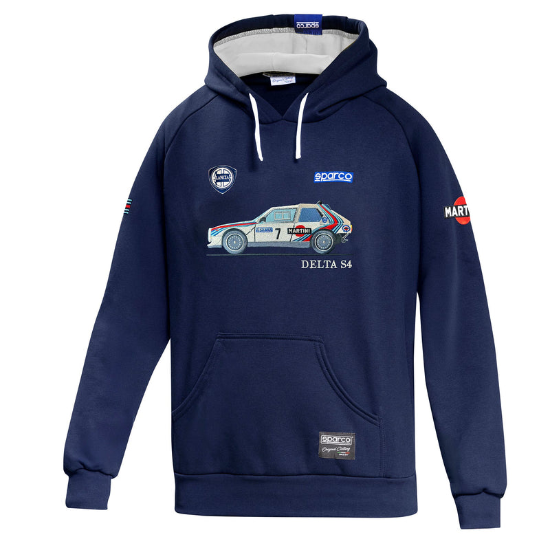 Sparco Martini Racing Lancia Martini S4 Hoodie - Navy