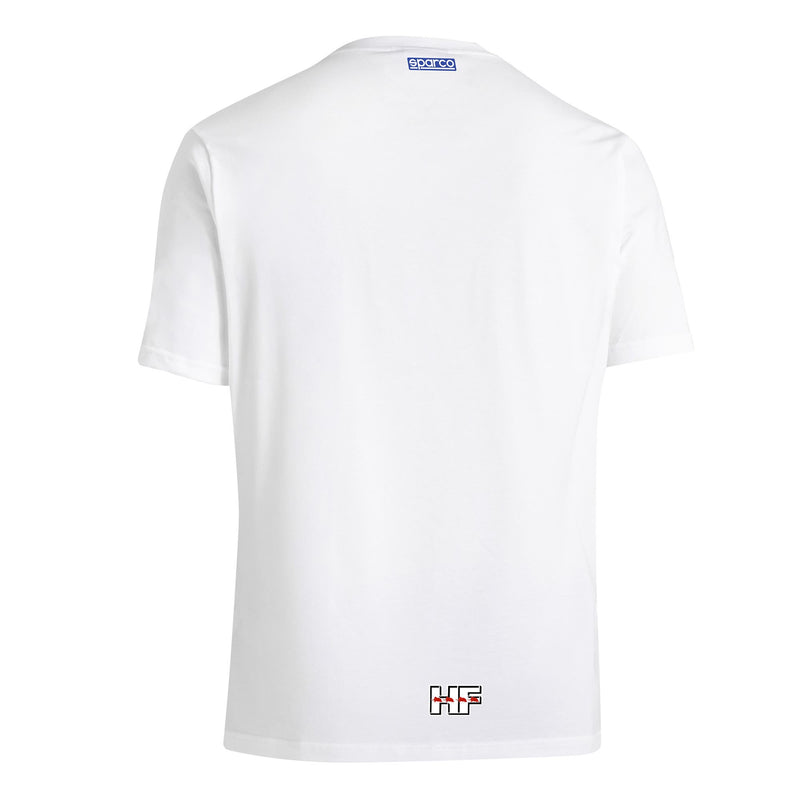 Sparco Lancia HF GR4 T-Shirt — White/Green — back