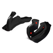 Sparco Stealth RF Helmet Cheek Padding — black view 1