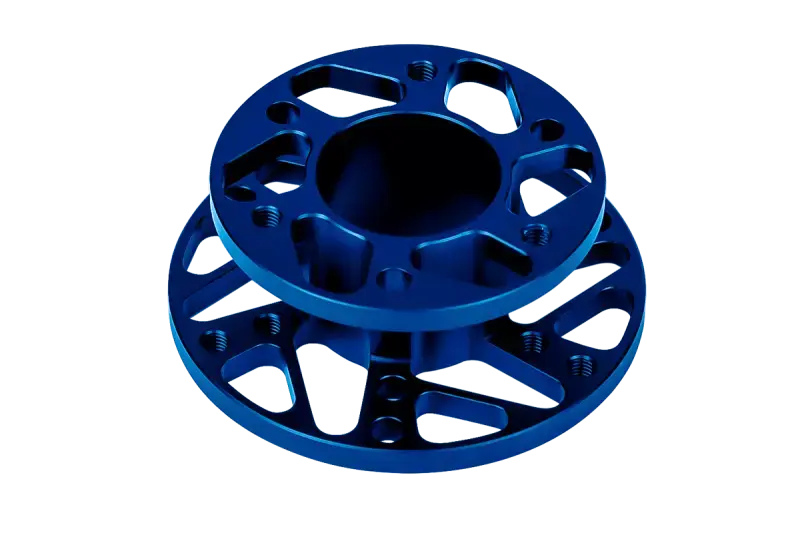 CUBE CONTROLS F-CORE FORMULA SIM RACING STEERING WHEEL - Blue Hub / PADDLES 2 + (Aluminium) - Steering Wheel