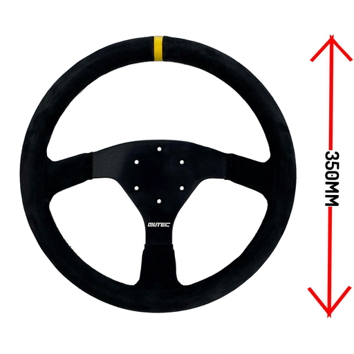 LTEC ltec019 350 mm Suede Steering Wheel