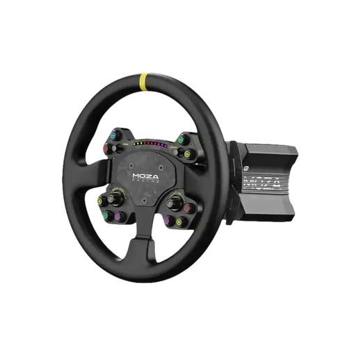 MOZA R12 V2 + RS V2 Leather Wheel Bundle - MOZA Racing - Sim Race Webshop product image 1