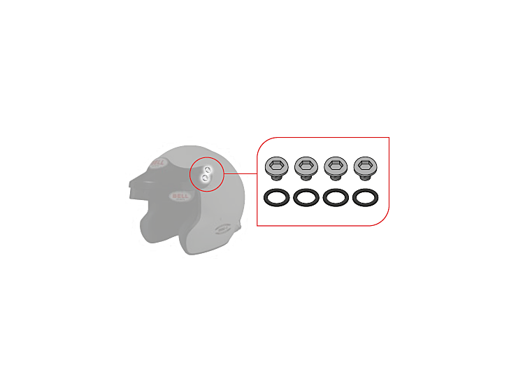 Bell Mag-1 Helmet Pivot Kit – product view