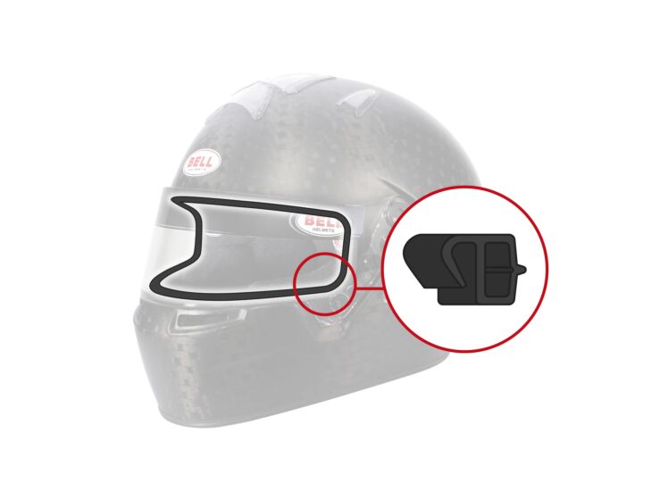 Bell Visor Eyeport Rubber Profile Kit – product view