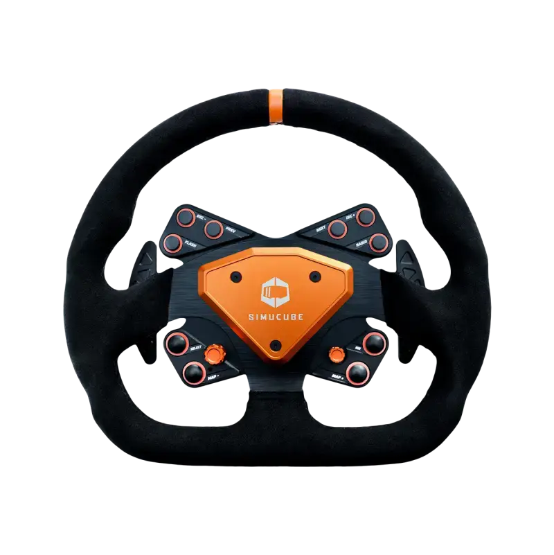 SIMUCUBE TAHKO GT-21 WIRELESS WHEEL Orange and Black Edition - Simucube - Sim Race Webshop product image 1