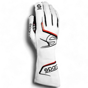 SPARCO ARROW GLOVES - White / Black / 7 - Karting Gloves