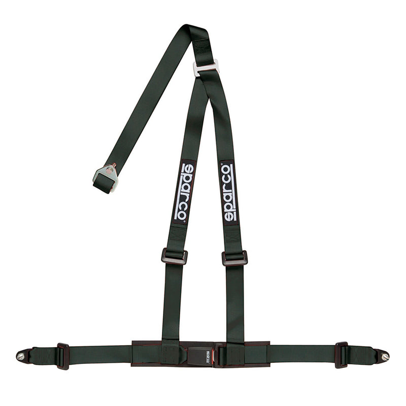Sparco Club H-3 3-Point Harness — Black