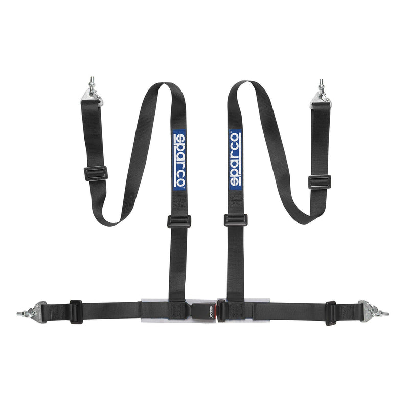 Sparco Club H-4M 4-Point Harness — Black