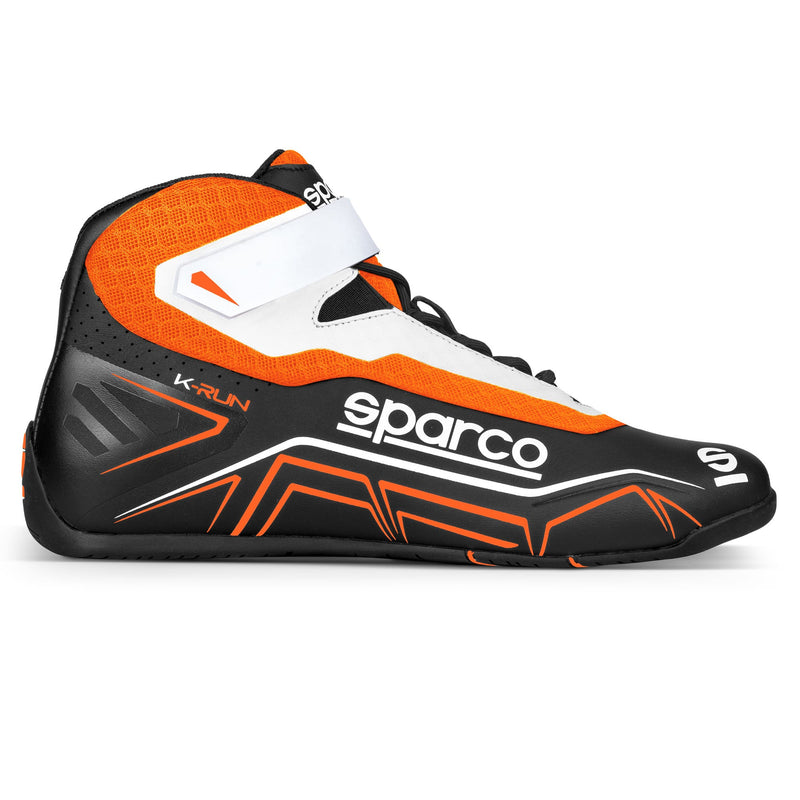SPARCO K-RUN Shoes For Karting — Black/Orange fluo