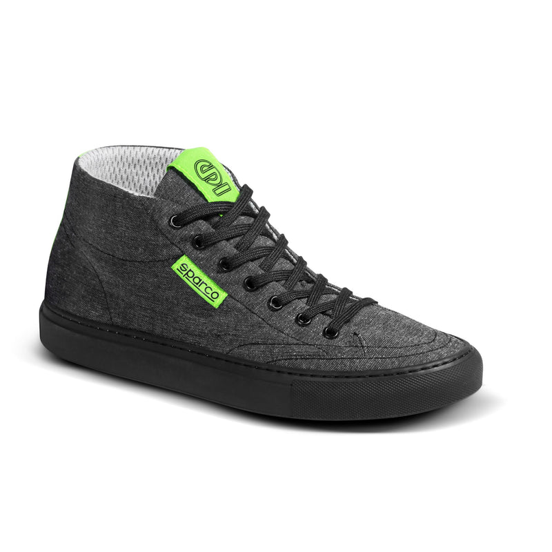 SPARCO FUTURA SHOES — Grey/Fluo green