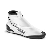 Sparco K-Prime Kart Shoes — White/Black