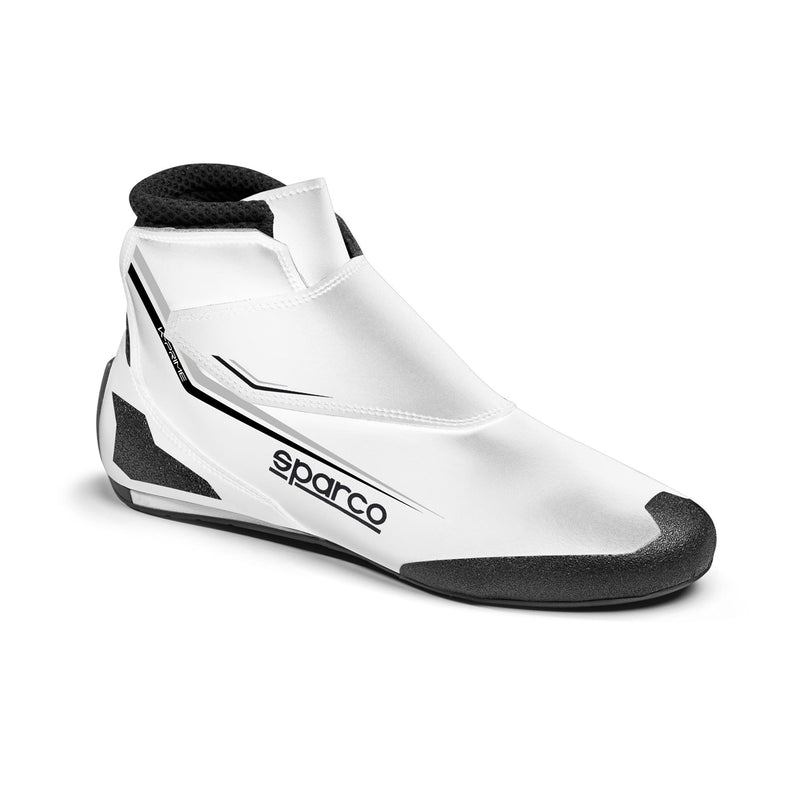 Sparco K-Prime Kart Shoes — White/Black