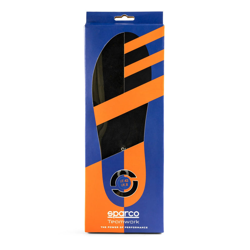 Sparco Replacement Insoles Safety Shoes - Black — Black/Yellow