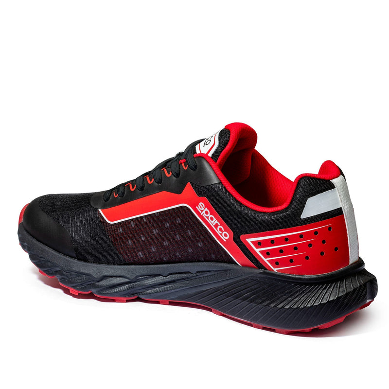 Sparco S-Park Sepang Occupational Shoes O1 - Black/Red — Black/Red