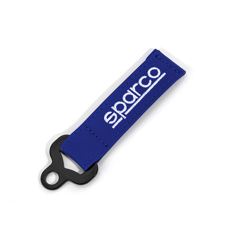 Sparco Leather Keyring - Light Blue — Sky blue
