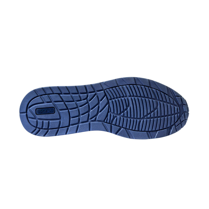 Sparco S-Light Martini Racing Sneakers - White/Navy — White/Navy blue
