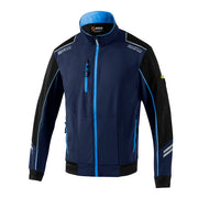 Sparco Tech Austin Light-Shell Jacket — blue marine/light blue