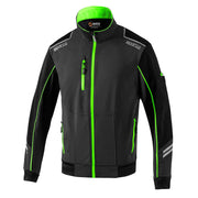 Sparco Tech Austin Light-Shell Jacket — Grey/Green