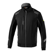Sparco Tech Austin Light-Shell Jacket — Black/Dark Gray