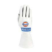 Sparco Gulf Land 2025 Racing Gloves — Ecru